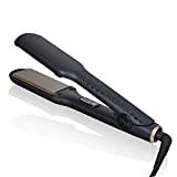 ghd max - Lisseur professionnel avec plaques larges de 5cm pour cheveux longs, Noir