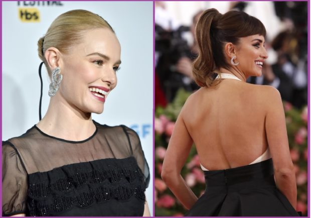 Kate Bosworth, Penelope Cruz et Alicia Keys avec des chignons et des boucles d'oreilles bien combinés- Les boucles d'oreilles qui conviennent le mieux à votre coupe de cheveux.