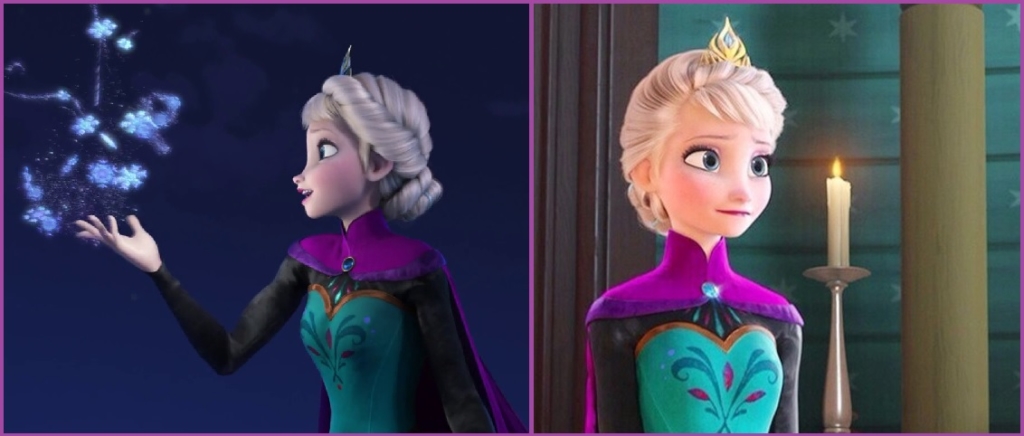 La princesse Elsa lors de son couronnement - Coiffures d'événement pour les filles