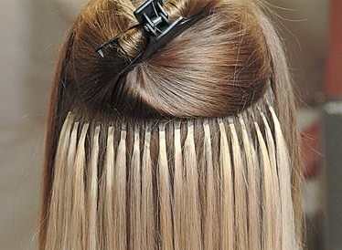 coiffures avec extensions de kératine